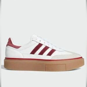 Adidas Originals Sleek Super 72 - W 7.5 - White/Red - leather/suede - worn once